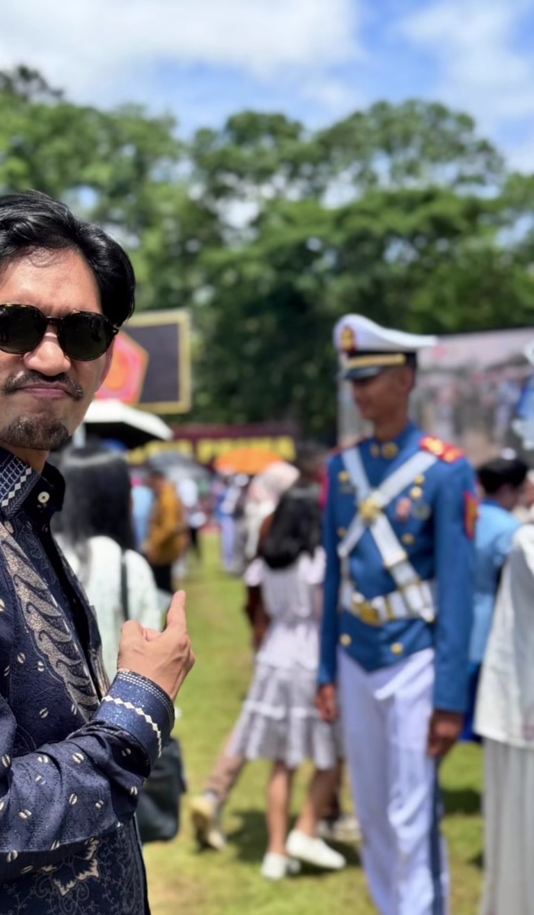 Anak Ibnu Jamil, Dhofin, menjalani Wisuda Prabhatar 2025 Akademi TNI-Akpol,