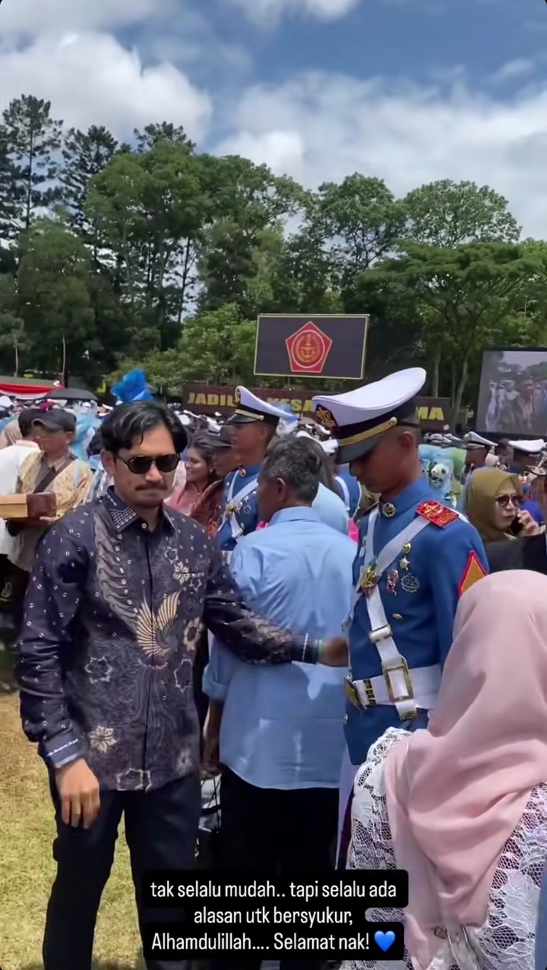 Anak Ibnu Jamil, Dhofin, menjalani Wisuda Prabhatar 2025 Akademi TNI-Akpol,