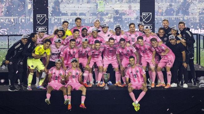 Lionel Messi punya kesempatan untuk mempersembahkan gelar bagi Inter Miami usai mereka memastikan diri juara Wilayah Timur dan lolos ke final MLS musim ini.