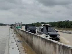 Jalan Tol Binjai-Brandan Sudah Bisa Dilewati Meski Masih Banjir