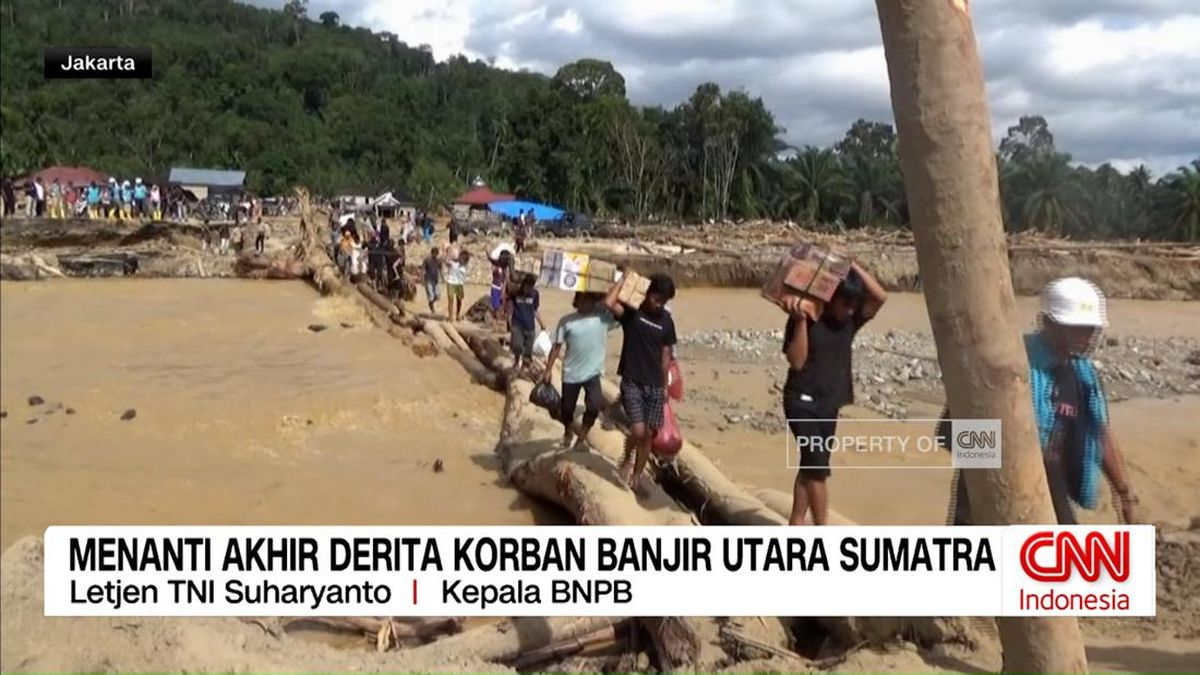 VIDEO: Menanti Akhir Derita Korban Banjir Utara Sumatra