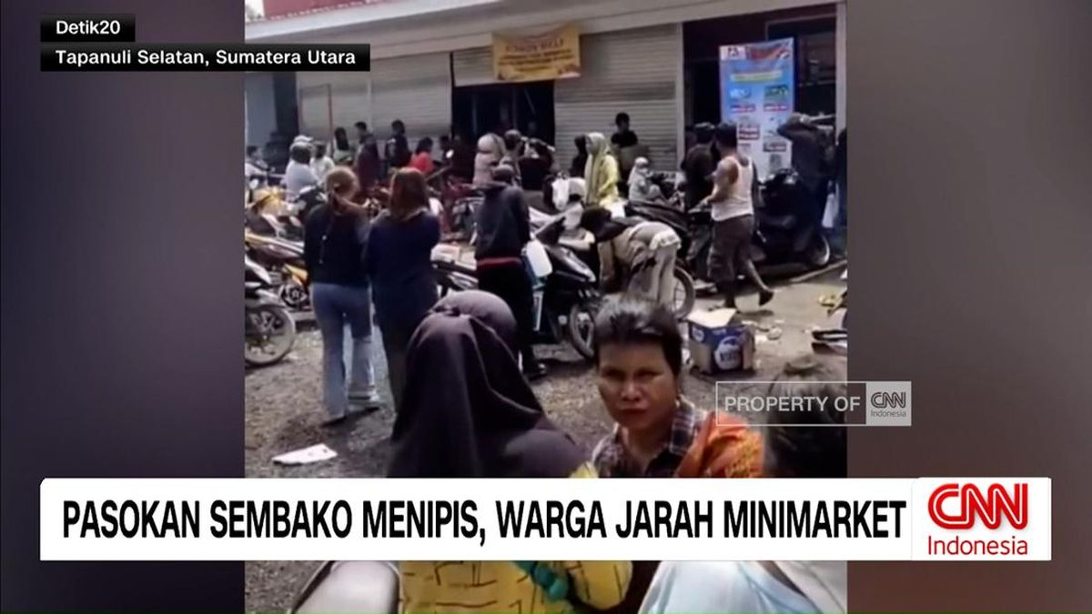 VIDEO: Pasokan Sembako Menipis, Warga Jarah Minimarket