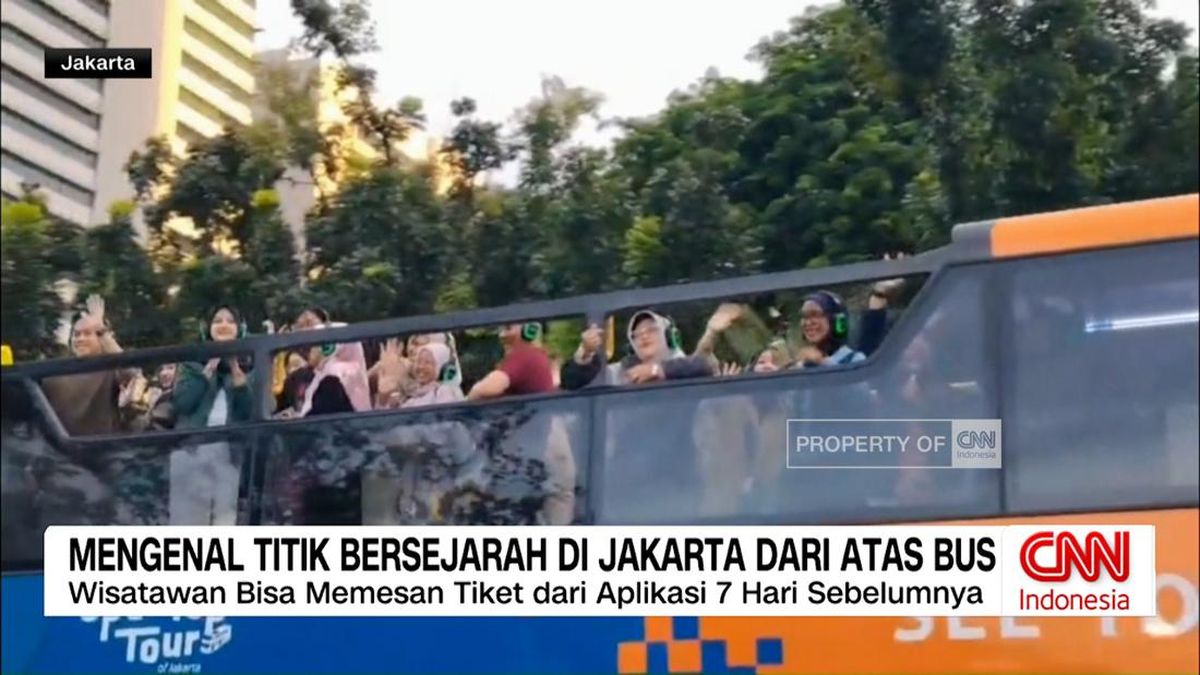 VIDEO: Mengenal Titik Bersejarah di Jakarta dari Atas Bus