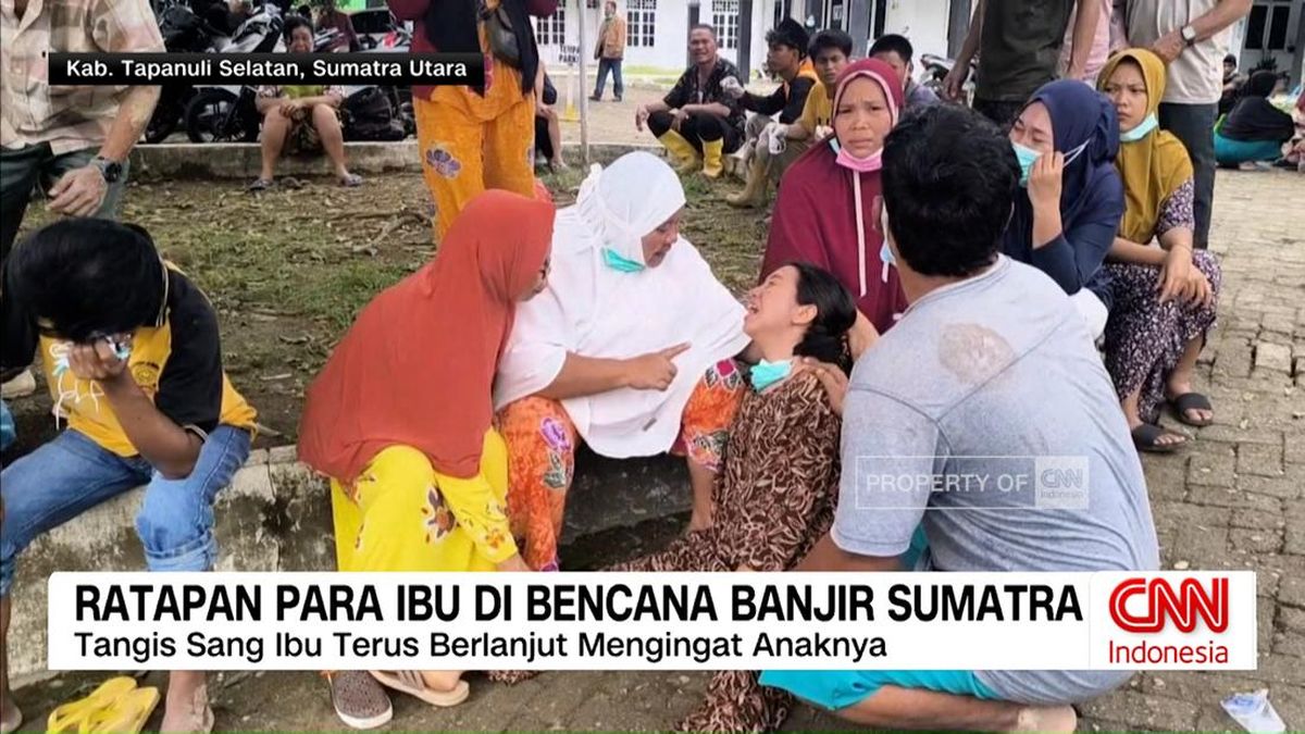 VIDEO: Ratapan Para Ibu di Bencana Banjir Sumatra