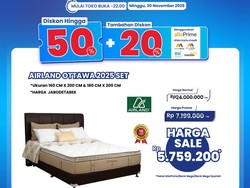 Transmart Full Day Sale! Beli Tempat Tidur Jadi Semurah Ini