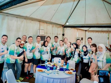 Gilang Juragan 99 Ajak Raffi Ahmad untuk Ikut Tren Lari lewat AMRun 2025