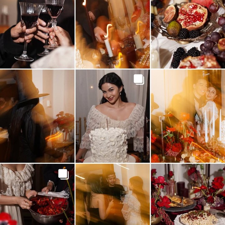 <p>Namun, momen perayaan ulang tahunnya baru dibagikan melalui beberapa foto yang diunggah di akun Instagram pribadinya. &ldquo;Aku tidak punya hari ulang tahun, aku punya bulan kelahiran,&rdquo; tulis Ariel, dikutip dari laman Instagram <em>@arieltatum,</em> Senin (1/12/2025).&nbsp;(Foto: Instagram @arieltatum)</p>