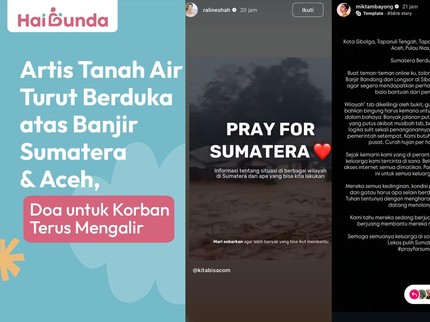 Artis Tanah Air Turut Berduka atas Banjir Sumatera & Aceh, Doa untuk Korban Terus Mengalir