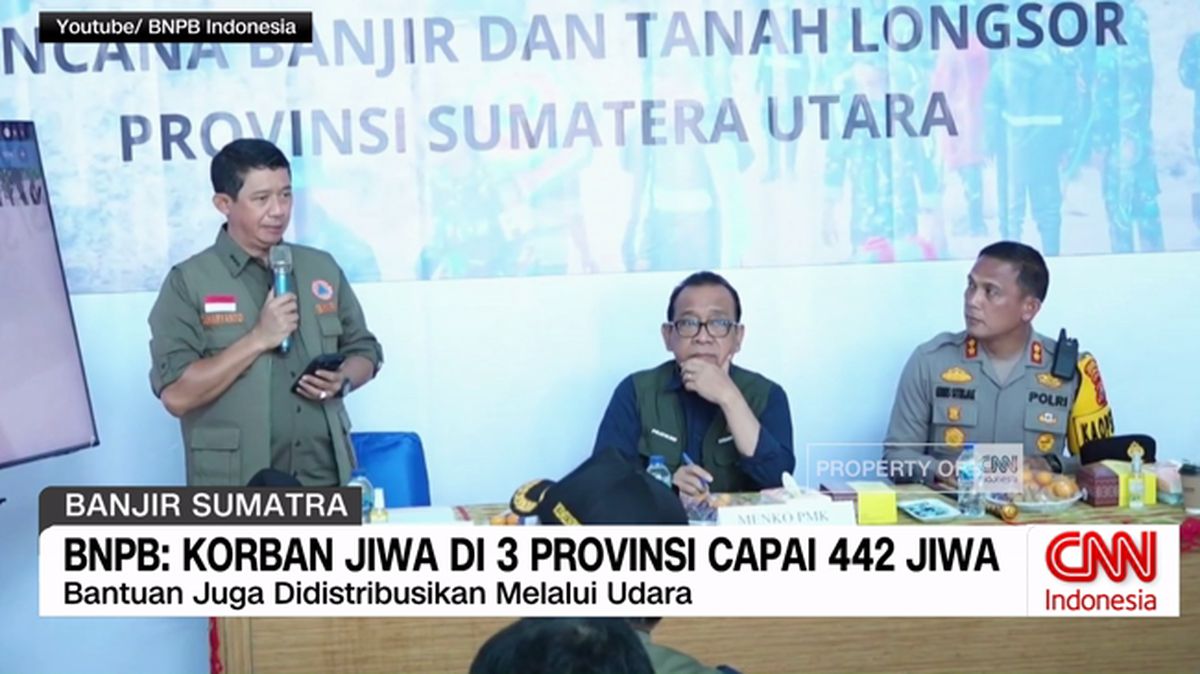 VIDEO: BNPB: Korban Jiwa di 3 Provinsi Capai 442 Jiwa