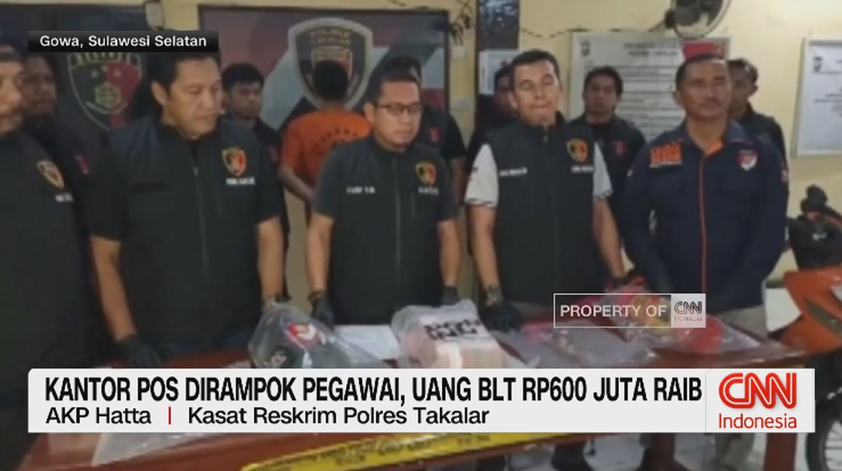 VIDEO: Kantor Pos Dirampok Pegawai, Uang BLT Rp600 Juta Raib