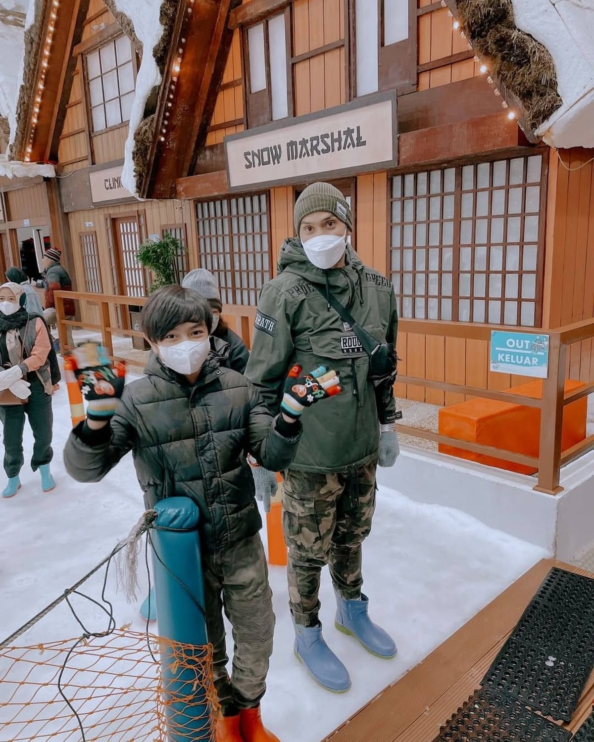 Kebersamaan Gary Iskak dan Anak