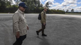 Dari Tapanuli Prabowo Berangkat ke Aceh-Medan Tinjau Lokasi Bencana