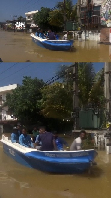 334 Orang Tewas Akibat Banjir Dipicu Topan Ditwah di Sri Lanka