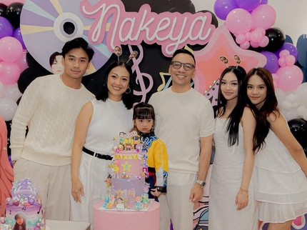 5 Potret Nakeya Ayu Anak Bungsu Nola B3 Ultah ke-4, Pilih Tema KPOP Demon Hunters