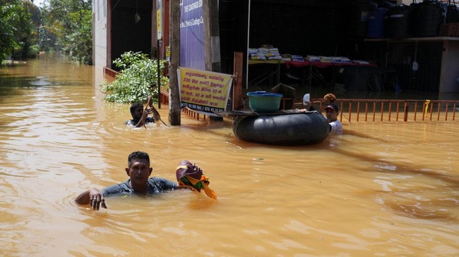 Beberapa negara di Asia yang terdampak banjir mengalami curah hujan bulan November tertinggi sejak 2012.