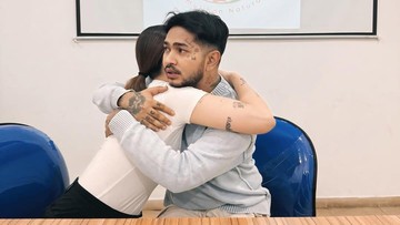 Kondisi Onadio Usai Narkoba, 7 Potret Beby Prisillia Jenguk Suami di Panti Rehabilitasi