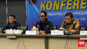 Kepala Badan Narkotika Nasional (BNN), Komjen Suyudi Ario Seto di Bandara Soekarno-Hatta, Tangerang, Selasa, (2/12).
