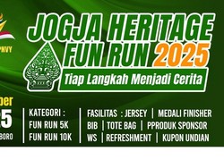 Lari Sambil Menjelajah Tempat Ikonik di Jogja Heritage Fun Run 2025
