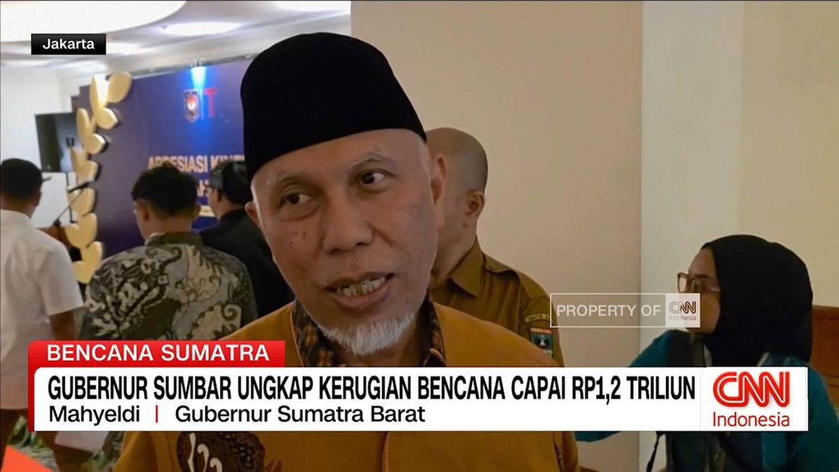 VIDEO: Gubernur Sumbar Ungkap Kerugian Dampak Bencana