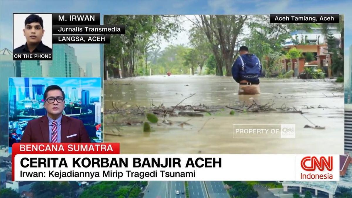 VIDEO: Cerita Korban Banjir Aceh: Kejadiannya Mirip Tragedi Tsunami