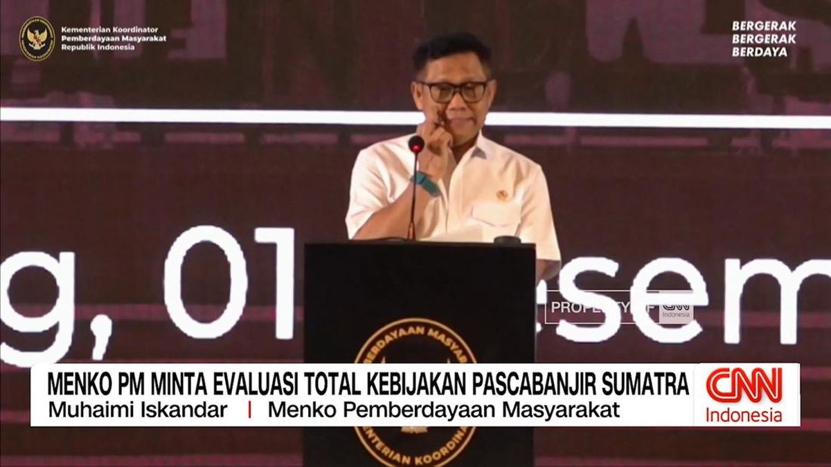 VIDEO: Menko PM Minta Evaluasi Total Kebijakan Pascabanjir Sumatra
