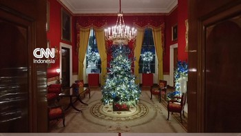 Gedung Putih Bersolek, Interiornya Dipenuhi Ornamen Natal