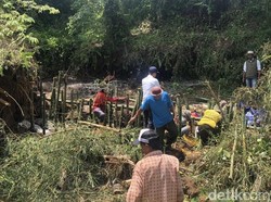 50 Hektare Sawah di Sukabumi Terancam Gagal Panen gegara Irigasi Jebol