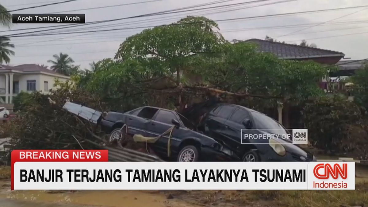 VIDEO: Banjir Terjang Tamiang Layaknya Tsunami