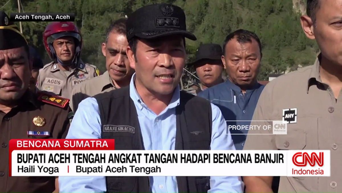 VIDEO: Bupati Aceh Tengah Angkat Tangan Hadapi Bencana Banjir