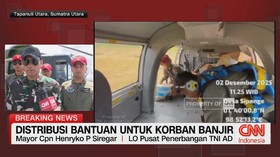 VIDEO: Distribusi Bantuan Untuk Korban Banjir di Tapanuli Utara