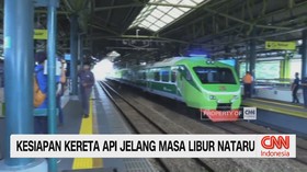 VIDEO: Kesiapan Kereta Api Jelang Masa Libur Nataru
