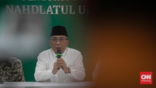 Gus Yahya merespons pernyataan Miftachul terkait pemberhentiannya sebagai Ketua Umum PBNU, menolak keputusan tersebut dan mengajak untuk musyawarah.