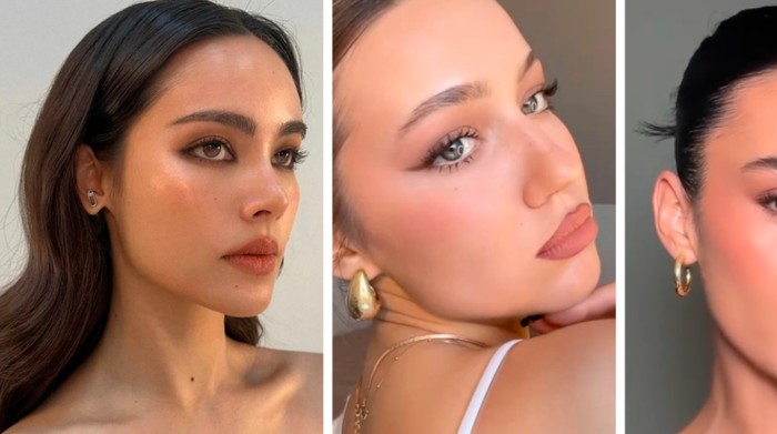 4. Gunakan Blush Placement Horizontal untuk Wajah Medium Visual