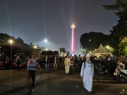 Reuni 212 Selesai Jelang Dini Hari, Massa Mulai Tinggalkan Kawasan Monas