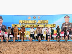 Tanam Jagung di Lampung, Wakapolri: Ketahanan Pangan Tak Hanya Program Tapi Kerja Bersama