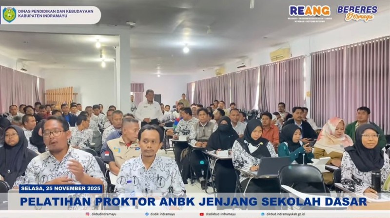 Dinas Pendidikan dan Kebudayaan (Disdikbud) Kabupaten Indramayu menyelenggarakan pelatihan bagi Proktor Asesmen Murid Berkebutuhan Khusus (AMBK)