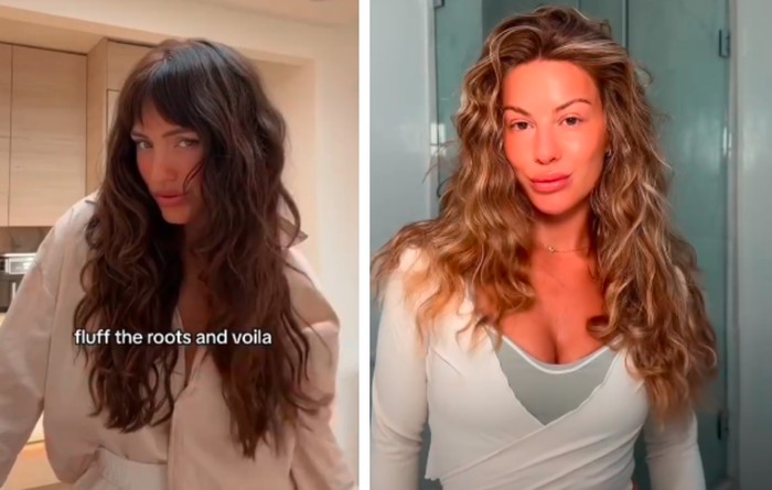 Easy hairstyles dengan air-dry texture untuk model rambut yang natural dan anti ribet/Foto: pinterest.com/beautystff/anggwells