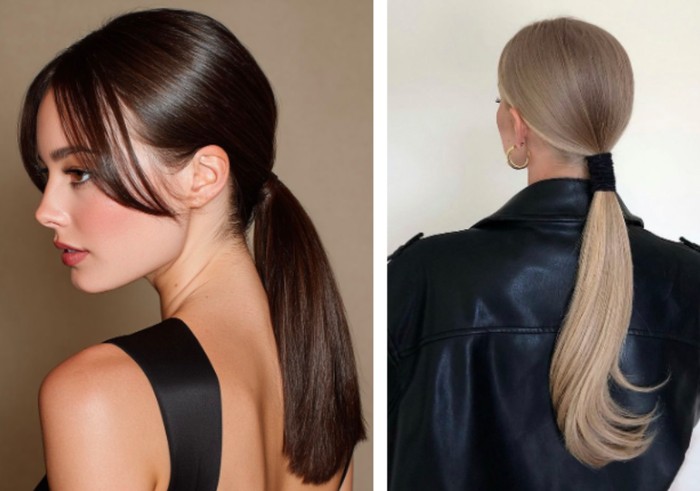 Easy hairstyles low ponytail chic untuk model rambut kekinian yang rapi dan Eeegan/Foto: pinterest.com/Braidgoals/Zlazcano28