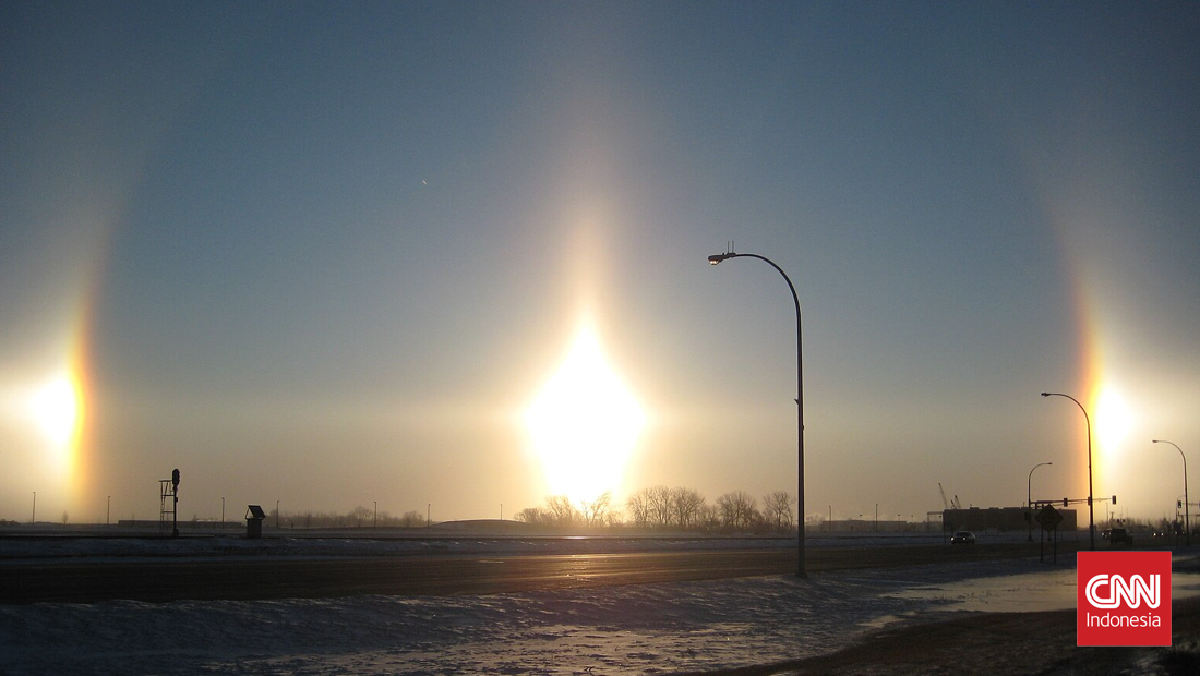 Fenomena Unik Matahari Kembar 3 di China, Ini Penjelasan Pakar