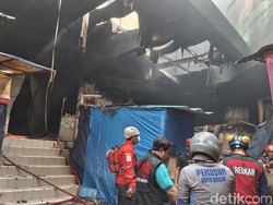 Pasar Anyar Bogor Kebakaran, 20 Kios Pedagang Hangus