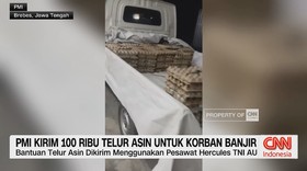 VIDEO: PMI Kirim 100 Ribu Telur Asin Untuk Korban Banjir