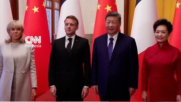 Momen Pertemuan Macron dan Xi Jinping di Beijing