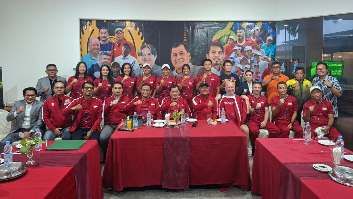 Timnas Tenis Resmi Dilepas ke SEA Games, Target Rebut 5 Medali Emas