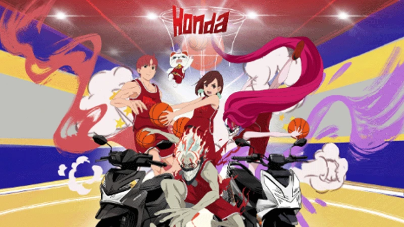 PT Astra Honda Motor (AHM) mempertemukan dunia otomotif, anime, dan basket dalam kolaborasi paling segar tahun ini, Honda BeAT x DanDaDan di ajang Honda DBL