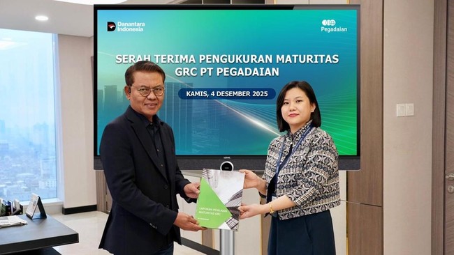 Pegadaian melakukan pengukuran Maturitas GRC untuk pertama kalinya, raih skor 3,36, tunjukkan komitmen dalam tata kelola dan manajemen risiko.