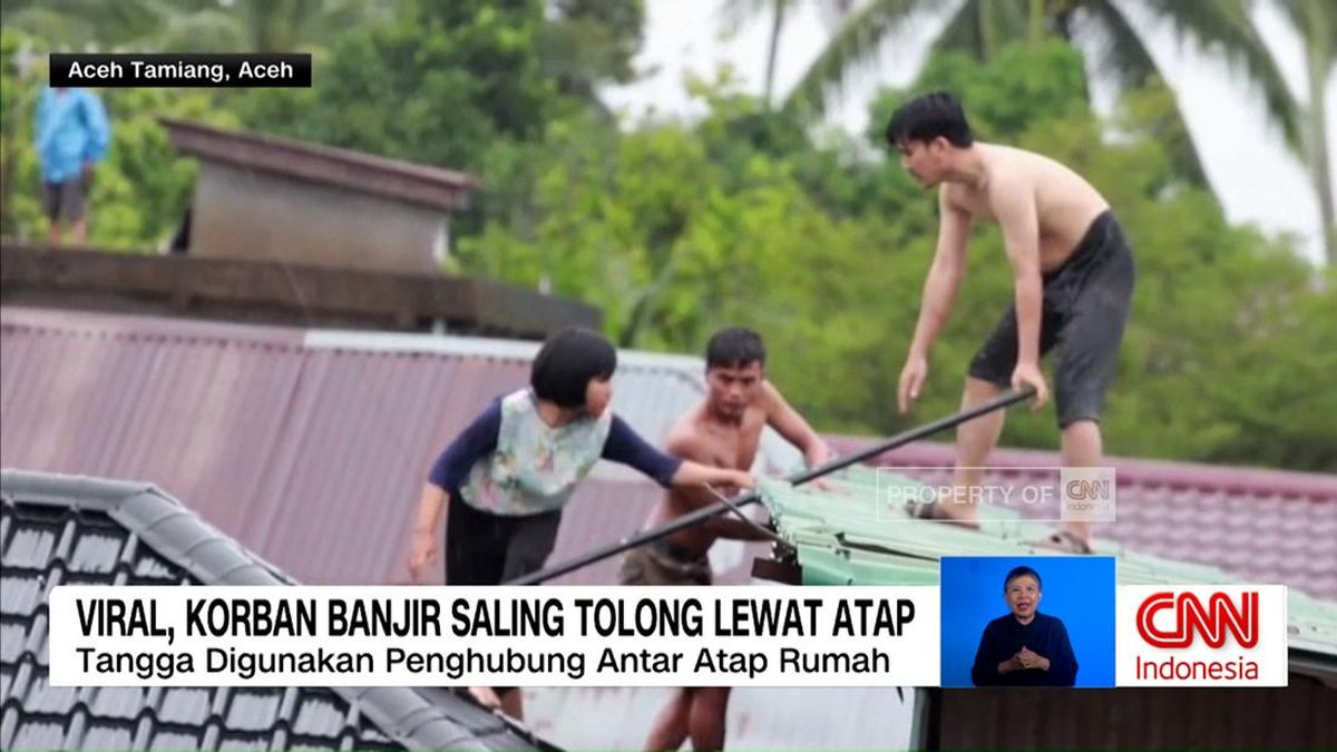 VIDEO: Aksi Heroik Warga Selamatkan Korban Bencaa