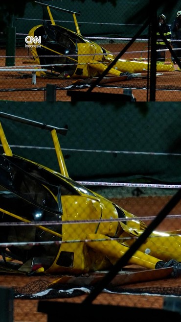Tiga Orang Terluka Akibat Helikopter Jatuh di Lapangan Tenis Argentina