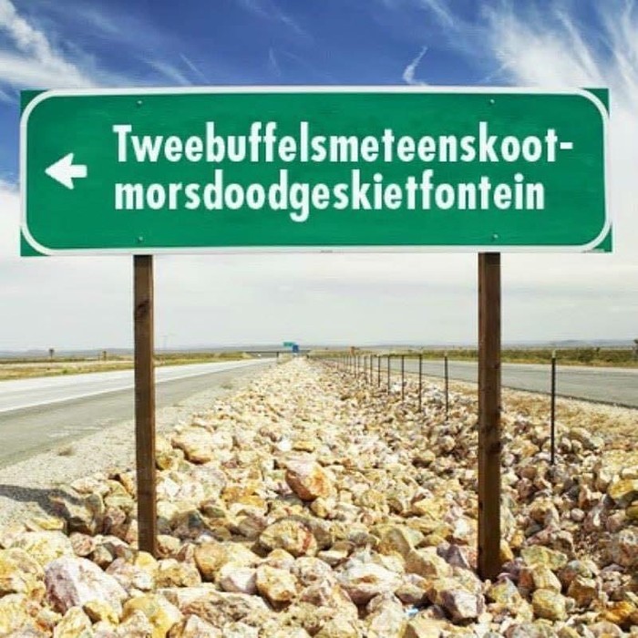 Tweebuffelsmeteenskootmorsdoodgeskietfontein merupakan sebuah peternakan di Afrika. Meski bukan tempat wisata yang besar, tapi tempat ini punya keunikan/Foto: instagram.com/allaboutafricaconsulting