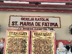 Unik, Santa Maria de Fatima, Gereja Bergaya Tionghoa di Glodok