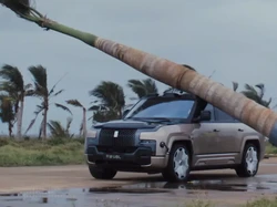 SUV BYD ini Sengaja Ditimpa Pohon Palem, Hasilnya Bikin Geleng-geleng